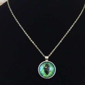 Evil Eye Dragon Eye Necklace  K9